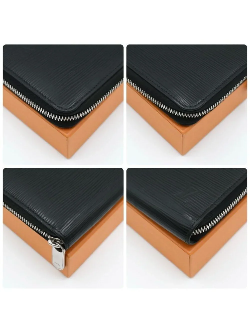 Louis Vuitton New Epi Zippy Wallet Black
